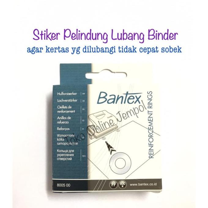 

Mata Ikan Stiker Pelindung Lubang File Reinforcement Bantex ATK1088BX