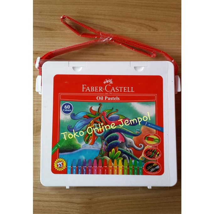 

isi 60 warna crayon Faber Castell Original oil pastels