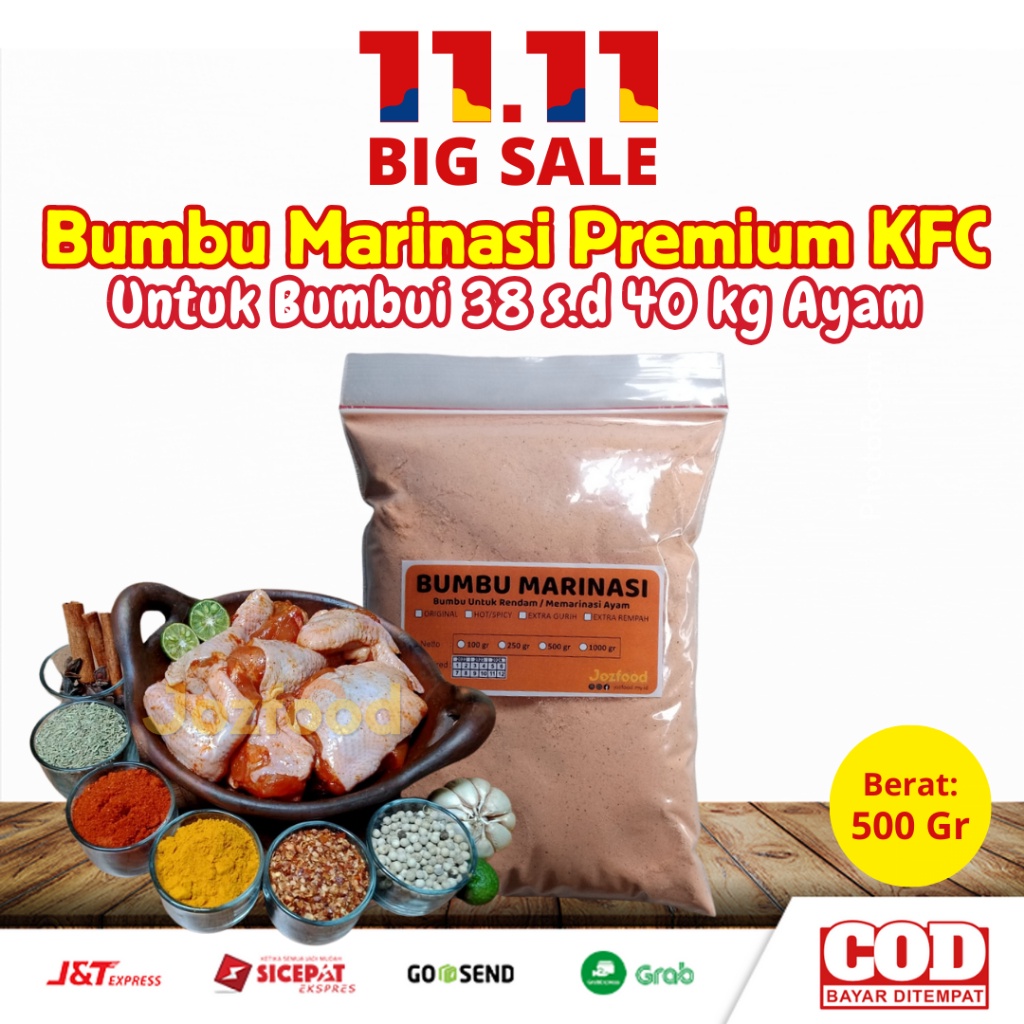 

Bumbu Marinasi Fried Chien Crispy Healthy Dry Rub Ayam Kentuy Kfc Empuk Tanpa Tambahan Bumbu Lagi /