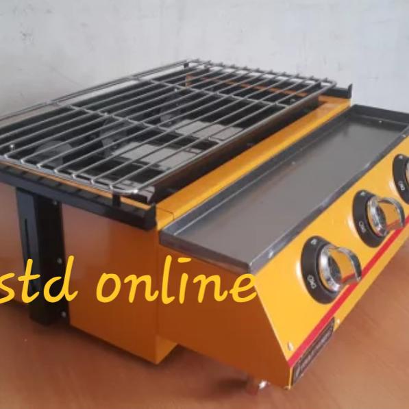 GAS ROASTER 3TUNGKU PANGGANGAN SOSIS ALAT BAKAR SOSIS 3TUNGKU K122