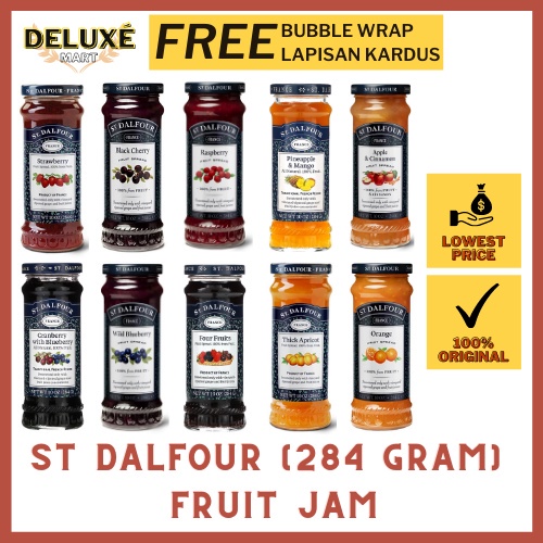 

St Dalfour Selai Buah Prancis (284 Gram) - Selai Untuk Roti Dan Kue