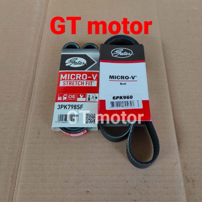 3PK798 6PK960 Tali Kipas Fan Belt Vbelt Mazda Biante Sky Active Gates