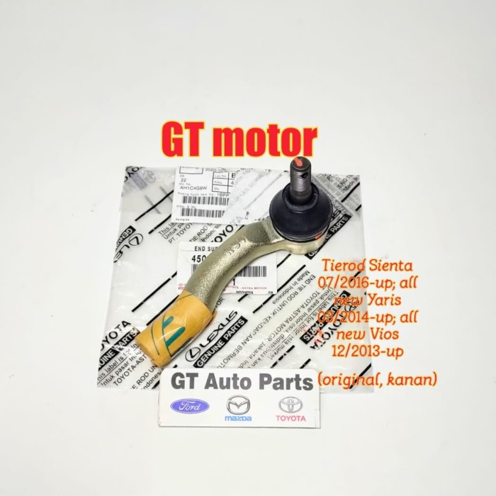 Tie Rod Tierod End Kanan All New Yaris / All New Vios / Sienta