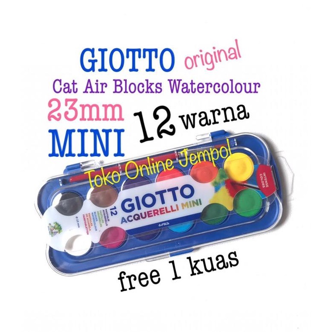 

23mm MINI Cat Air Block Watercolour GIOTTO cake Acquerelli water color