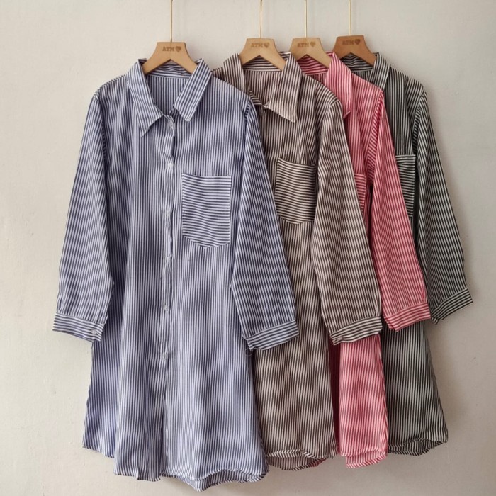 Tunik Wanita Jumbo Saku Depan