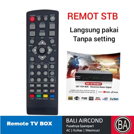 Remote TV Digital Remot STB TV BOX DVB T2 Multi Universal