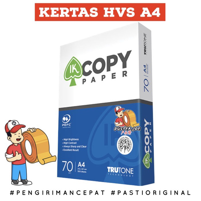 

Promo Kertas Hvs A4 70Gr Ik Copy Per 1 Box