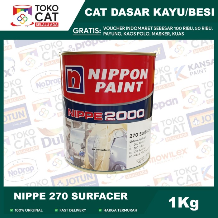 Cat Dasar Duco Nippe Surfacer Ukuran 1 Kaleng // Cat Duco // Cat Dasar Duco