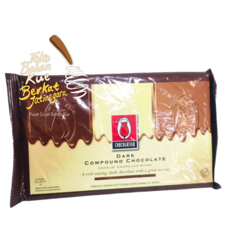 

Tulip Coklat Compound Dark / Lk / White Kemasan 1 Kg