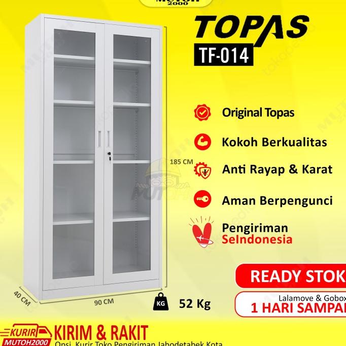 

Topas Tf-014 Lemari Arsip Besi Pintu Swing Kaca Berkualitas