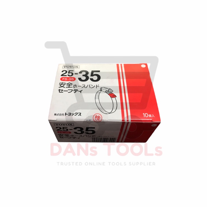 Baru Klem Selang Toyox Fs-25 Fs-30 Fs-35 Fs-40 Fs-45 Semi Stainless Steel New Original