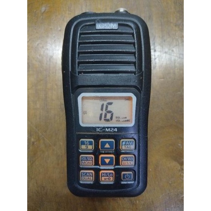 (bk wid) ht icom marine m24 seken tidak mulus tapi normal