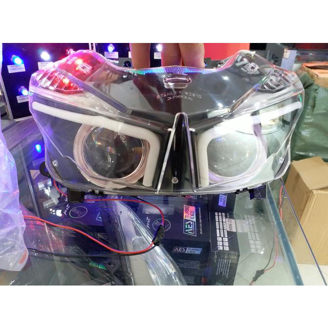 Lampu Projie / Projector HID 1 Set Honda Vario 150 New