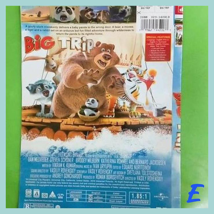 | HNP | KASET DVD FILM KARTUN ANAK ANAK TERBARU BIG TRIP MADAGASCAR