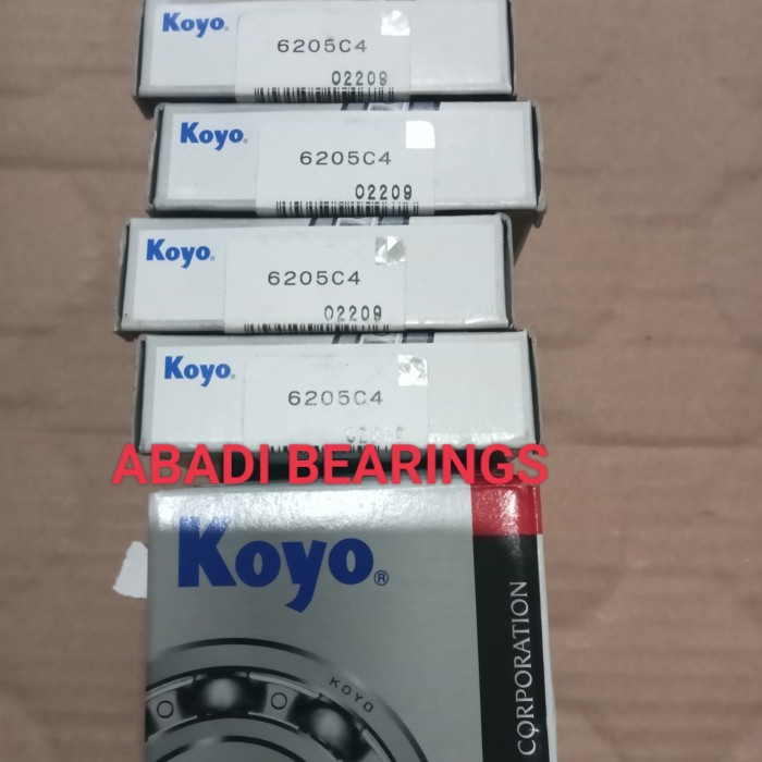 Bearing 6205C4 6205 C4 Polos Asli Koyo Best