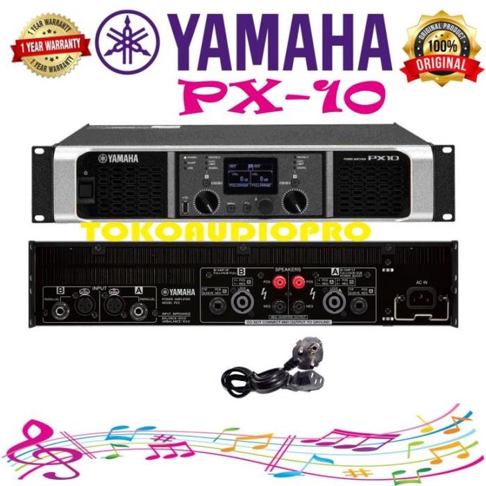 Yamaha PX10 Power Amplifier Original PX-10