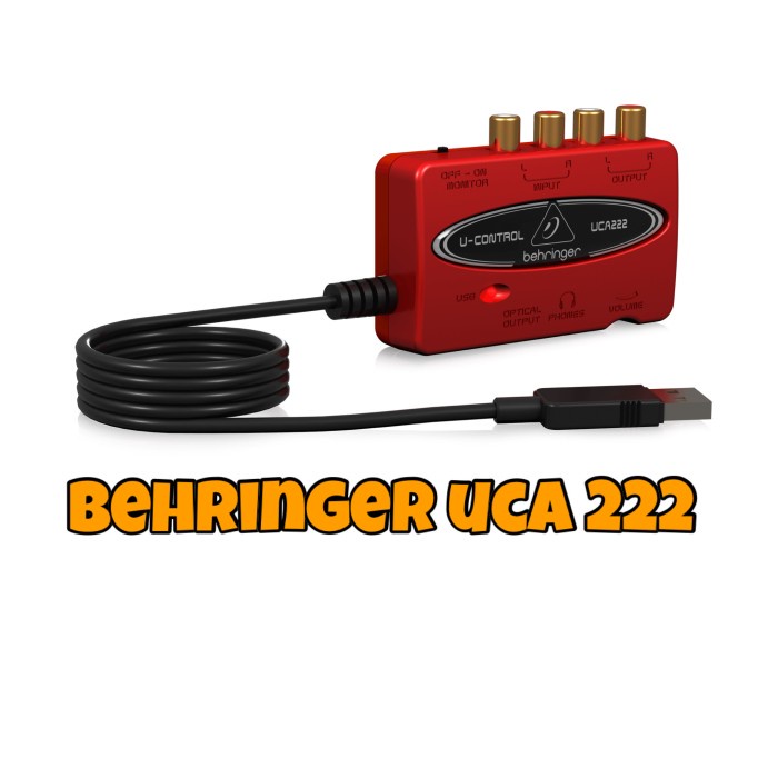 Behringer UCA 222 usb - soundcard 2 track