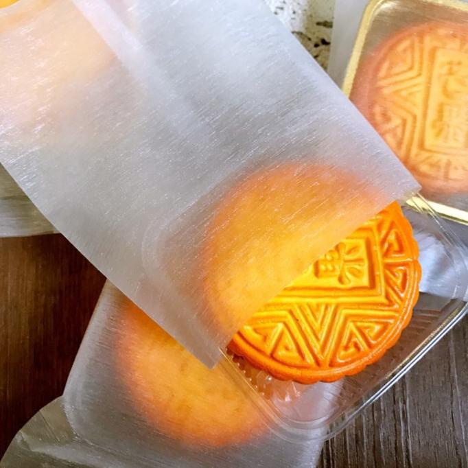 Plastik Mooncake P2578 Polos Tebal Glitter Original