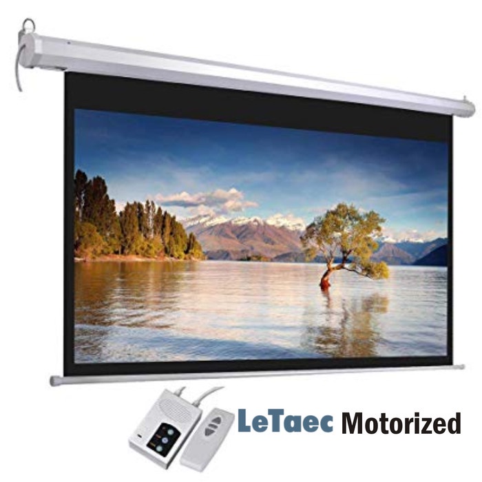Hawas Layar Proyektor Otomatis 150" / Motorized 305Cm X 229Cm