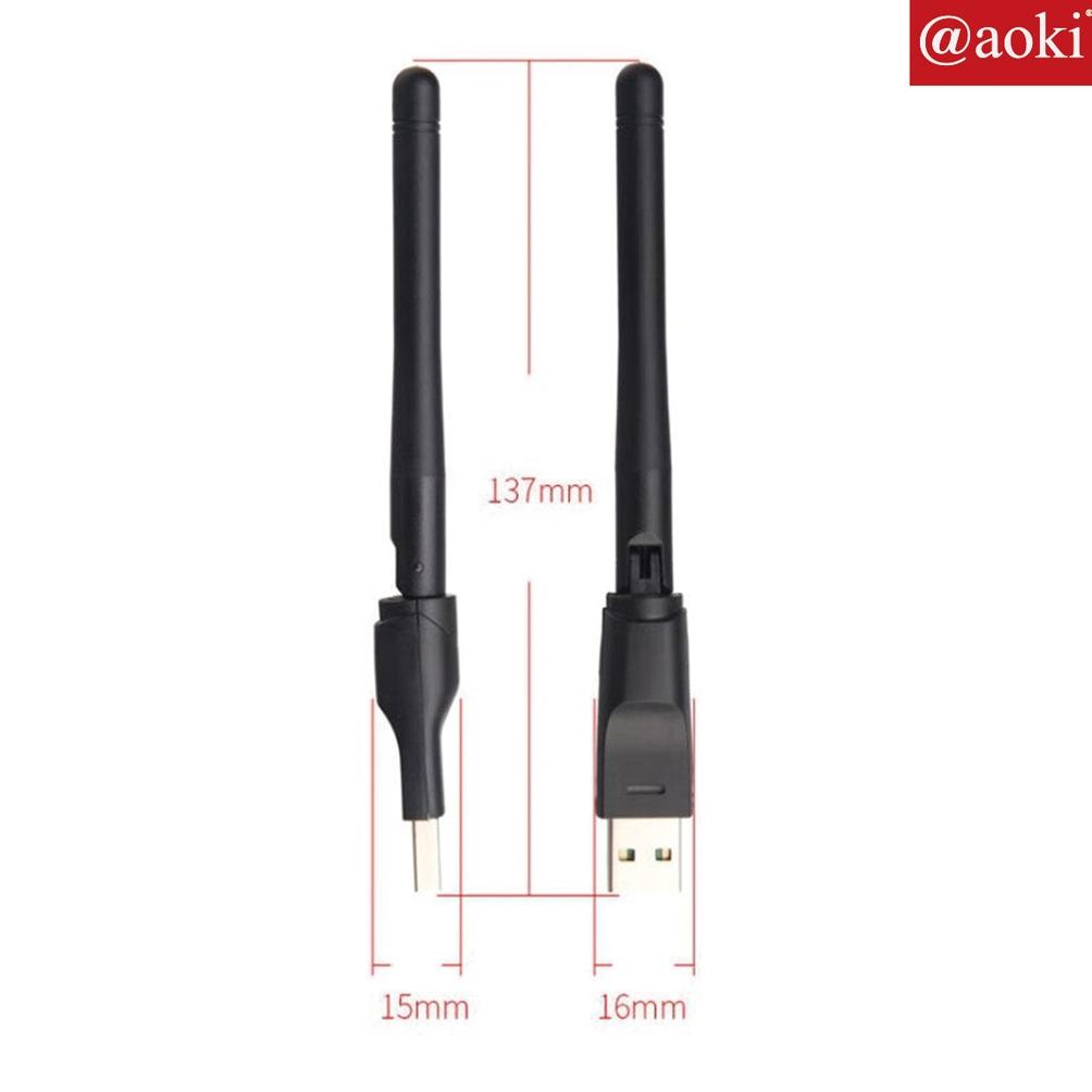 Terlaris Aoki Usb Wifi Set Top Box Mt7601 Dongle Stb Adapter Antena Wifi Pc Laptop Cod