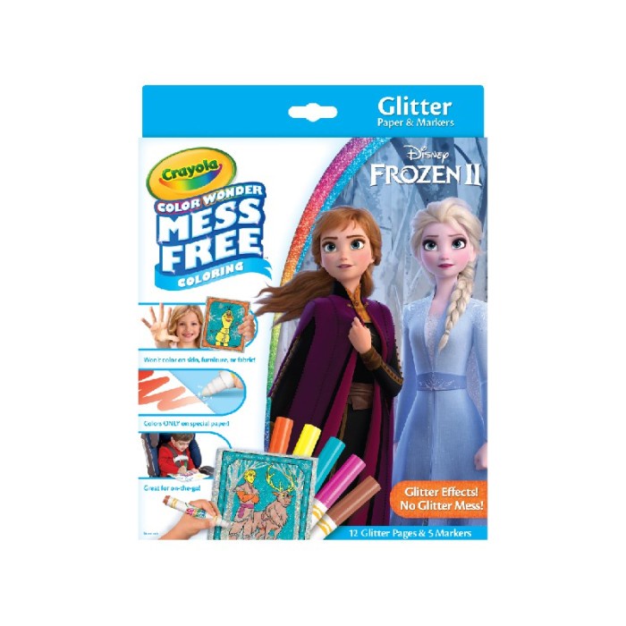 

Crayola Color Wonder Mess Free Coloring Glitter Frozen Ii