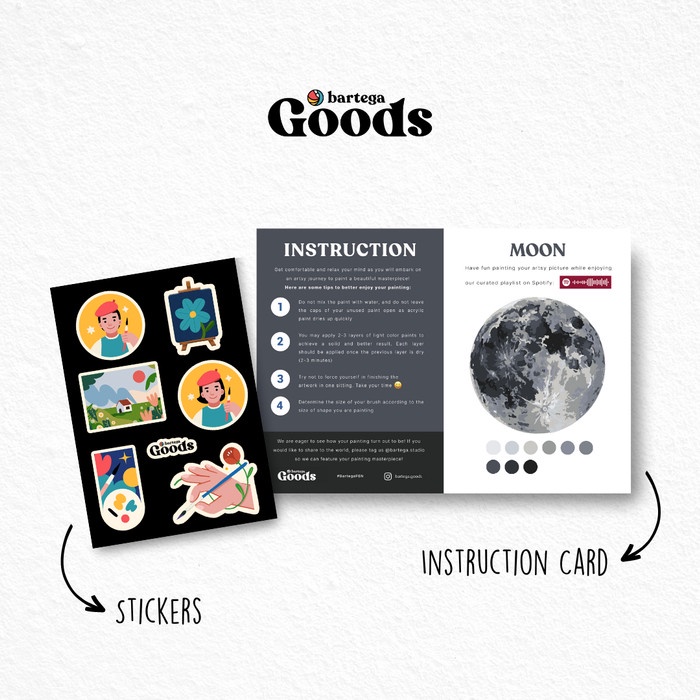 

PAINT BY NUMBER - BULAN (ROUND CANVAS) ORIGINAL TERBARU