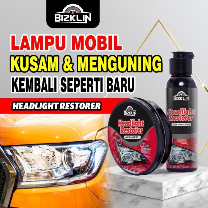Headlight Restorer Pembersih Headlamp Kendaraan Bizklin