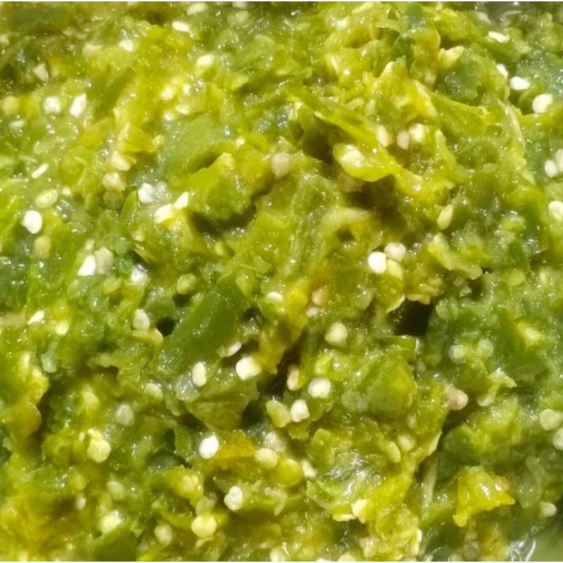 

Cabe Hijau Besar Giling Kasar 500Gr / Cabai