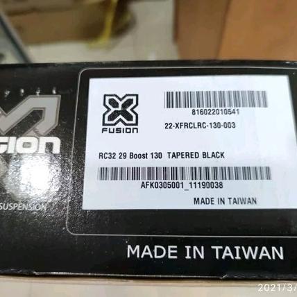 Xfusion Rc32 Fork 29 Inch Boost 130 Air Spring Berkualitas