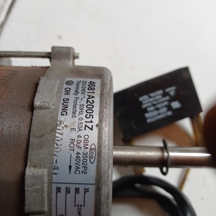 Motor Fan Indor Ac Caset Lg 4681A20051Z Best