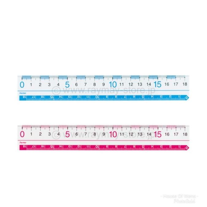 

Raymay Ruler 18Cm - Penggaris Made In Japan Pengiriman Cepat