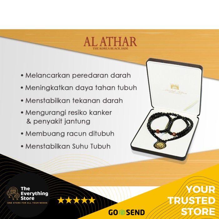 Kalung Black Jade - Kalung Kesehatan Terapi Terbaik Korea