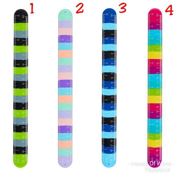 

Smiggle Mix Up Slap Ruler 30 Cm - Penggaris 30 Cm Stok Terbatas