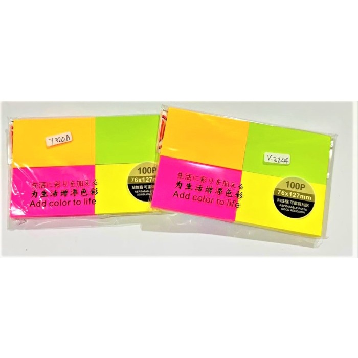 

Gratis Ongkir Sticky Notes Memo Tempel Warna Set 4 Dl-6024