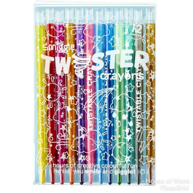 

Smiggle Twister Crayons X12 - Crayon Smiggle Limited Edition