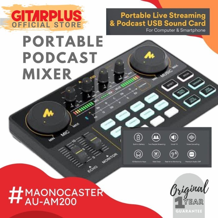 MAONOCASTER LITE AU-AM200 PORTABLE PODCAST CONSOLE