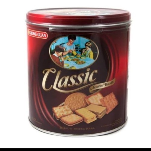 Gratis Ongkir Biskuit Kaleng Khong Guan Classic Aneka Biscuit 350 Gr