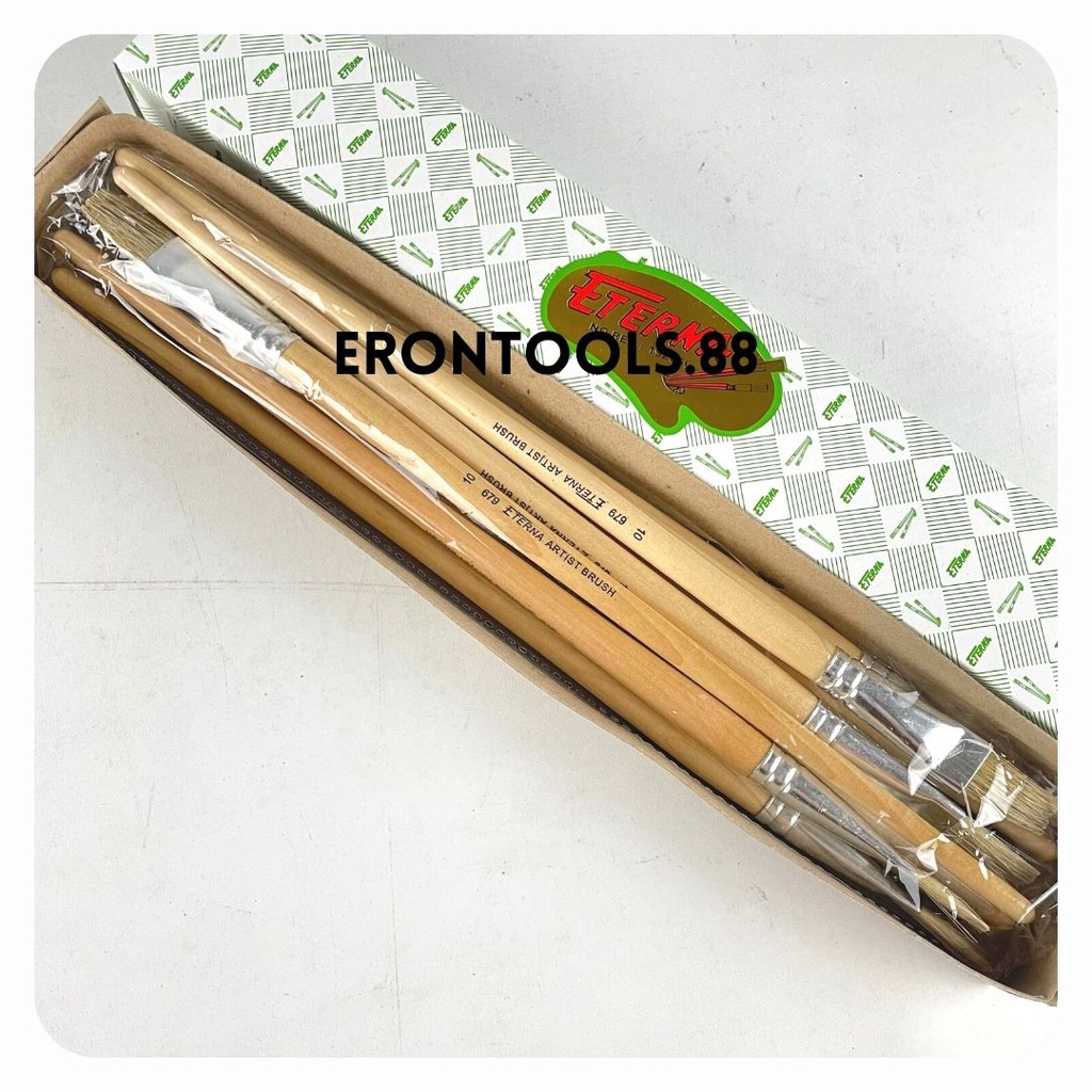 

Kuas Lukis Eterna No. 10 / Kuas Cat / Kuas Gambar / Artist Brush