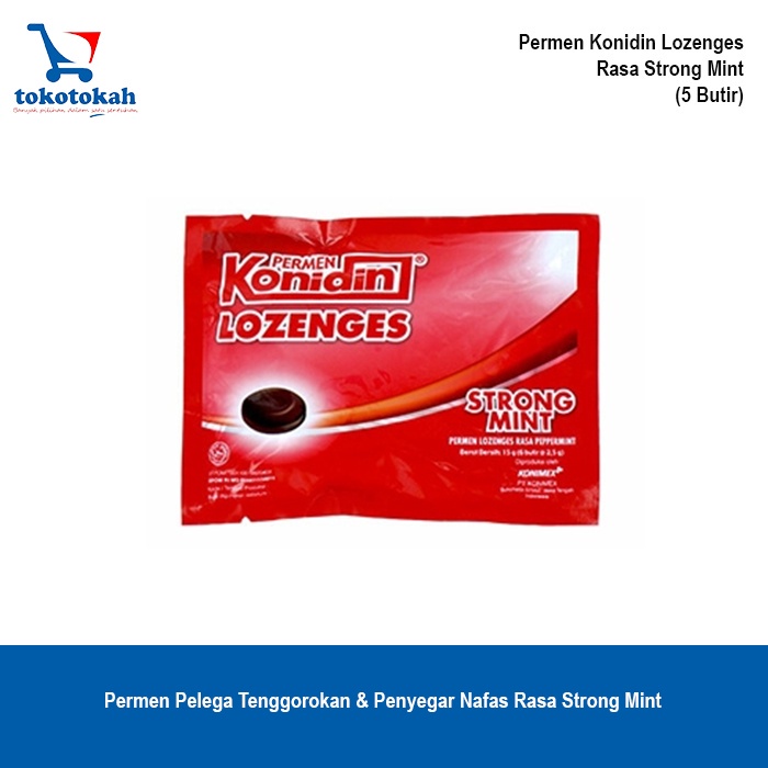 

(20 Pcs )Konidin Loz Strong Nt Permen Batuk Produksi Konimex