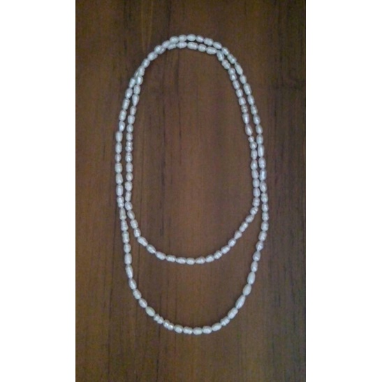 [Baru] Kalung Mutiara Air Tawar Panjang Terbatas