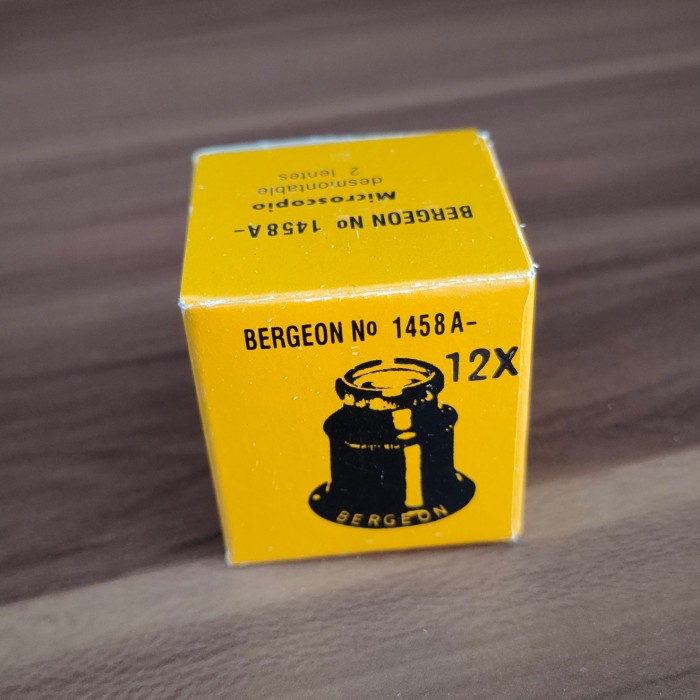 

BERGEON NO.1458A 12X eye loupe magnifier