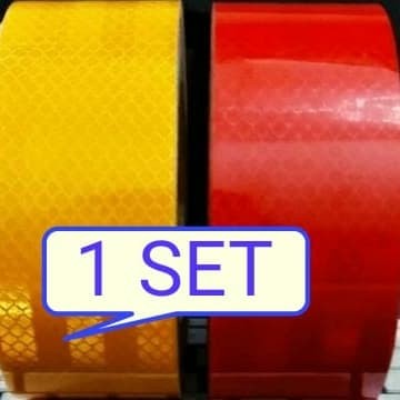 

✨Ready Best Seller Stiker Reflector Uji Kir Mobil Fuso Wing 1 Set - Pemantul Terbaru