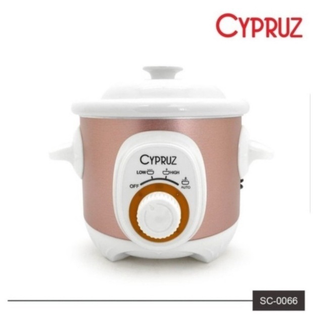 [New Ori] Cyprus Sc-0066 Slow Cooker 15 Liter Terbaru Terbatas