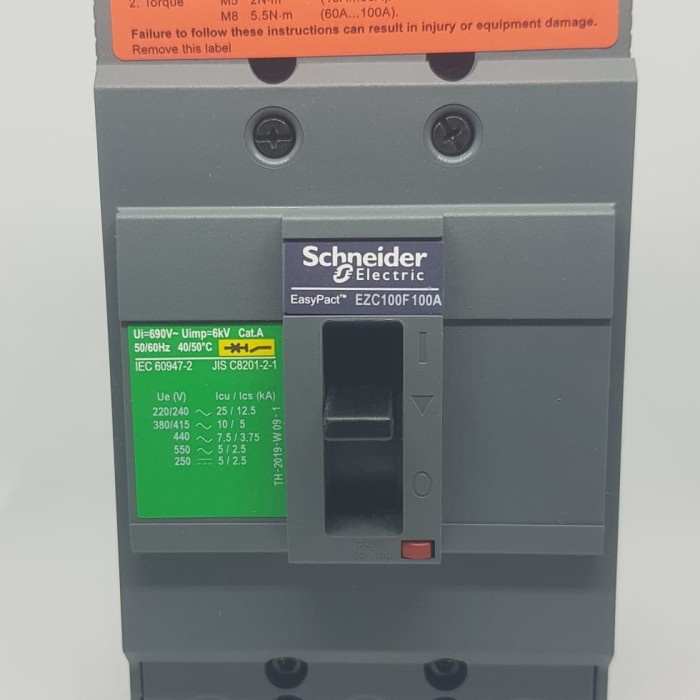 [New] Mccb Easypact Ezc100F 100A Schneider Terbaru