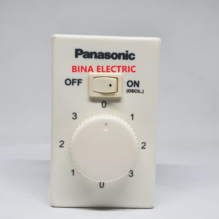 [New] Saklar Kipas Angin Panasonic F-Eq405 220V 50W / Switch Knop Putar Terbatas