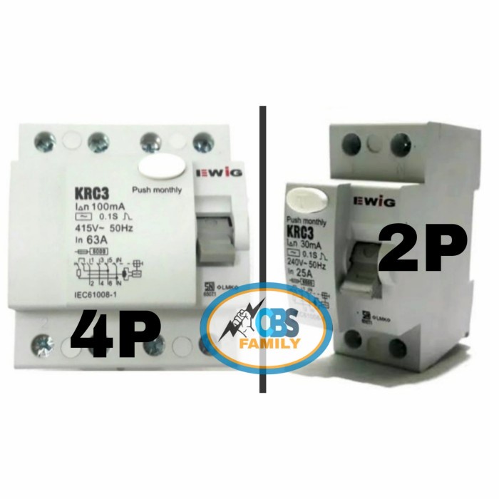 [New] Elcb 4Pole 63Ampere 100Maewig Terbatas