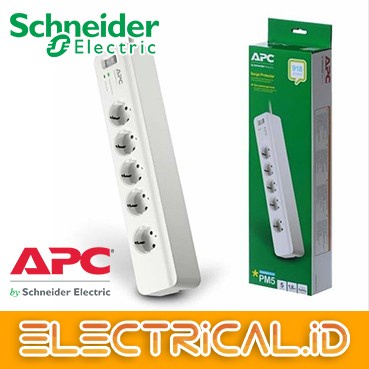 [Ori] Colokan Listrik 5 Lubang Stop Kontak Apc Anti Petir Surge Protector Berkualitas