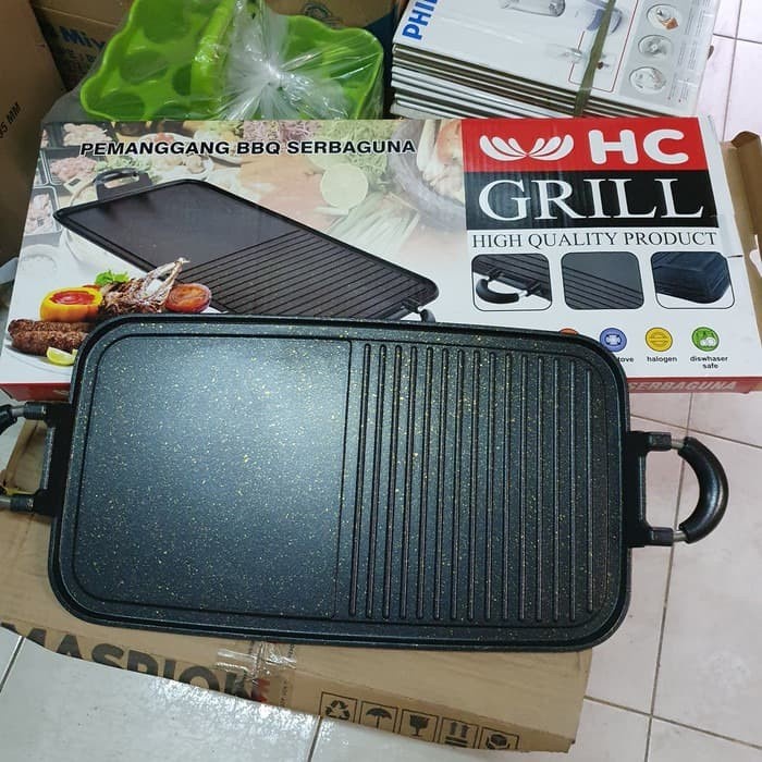 [Ori] Panggangan Griller Serbaguna Multi Grill Pan Happy Call Terbaru
