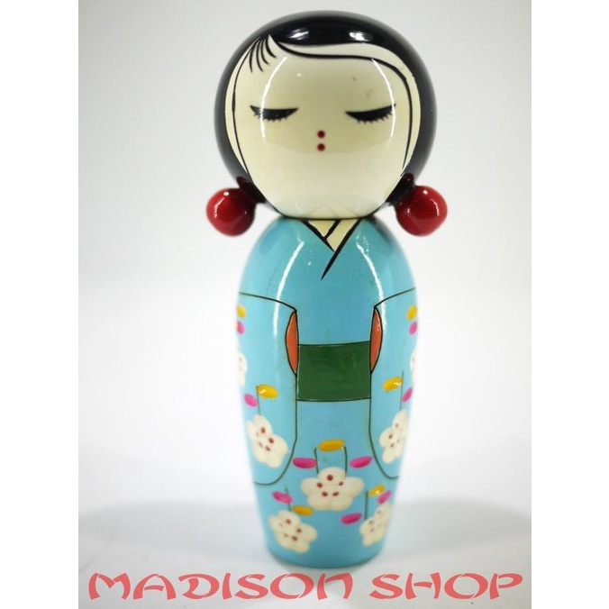 Boneka Kokeshi Jepang Kayu Kimono Kimmi Doll Limited Edition