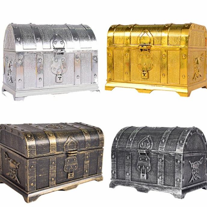Pirate Treasure Chest Mainan Harta Karun Bajak Laut Empty Box Limited Edition